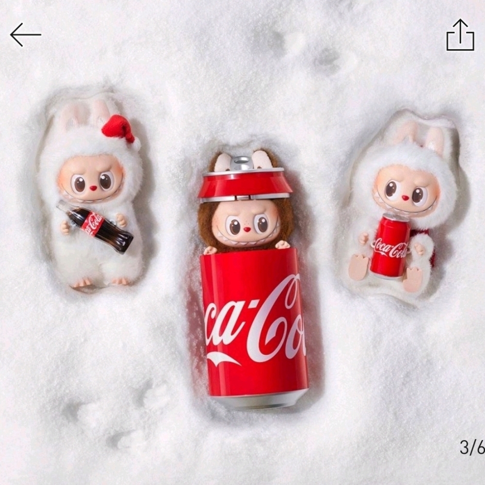 NIB Confirmed Coca Cola Happy Factor Labubu - Picture 2 of 6